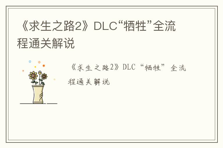 《求生之路2》DLC“牺牲”全流程通关解说