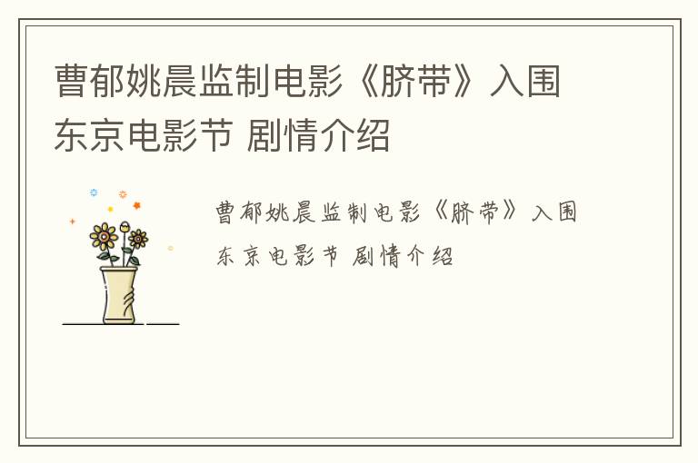 曹郁姚晨监制电影《脐带》入围东京电影节 剧情介绍